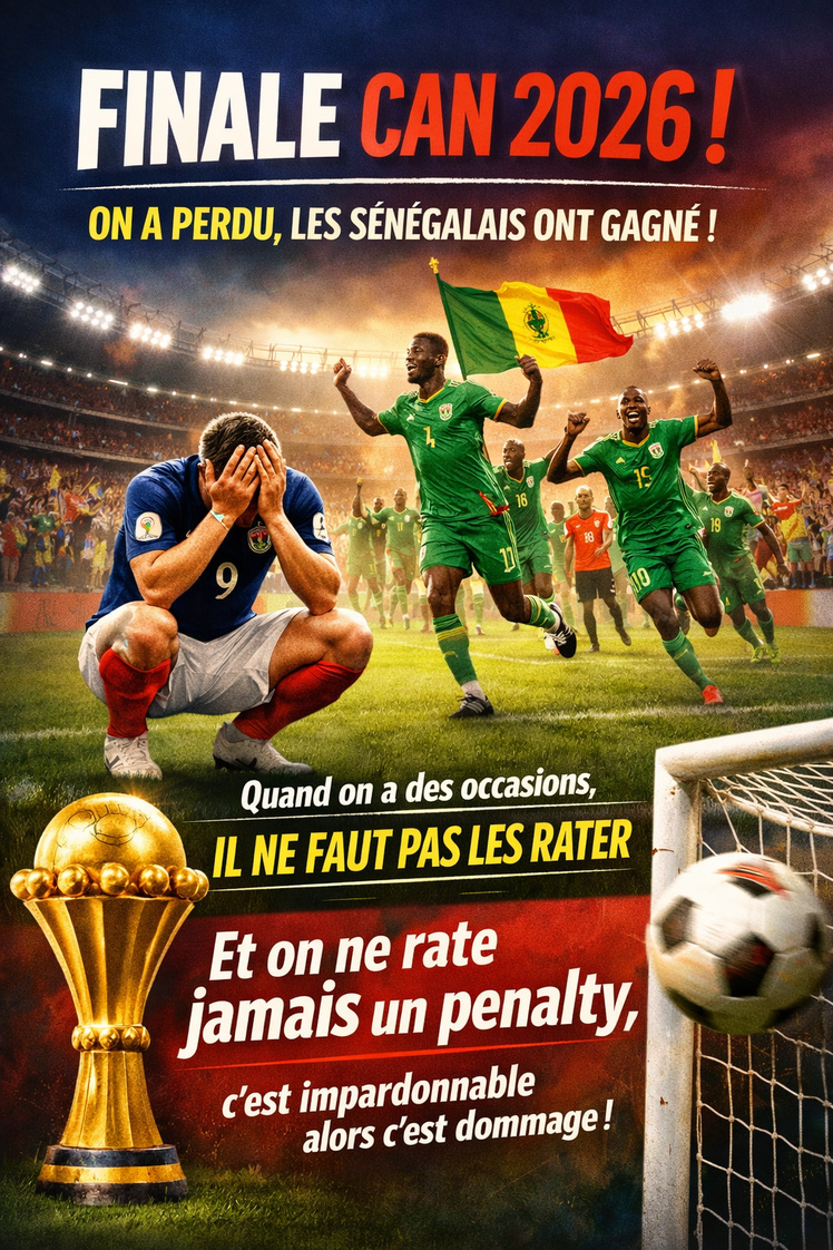 On a perdu, dommage ! On a perdu, dommage !