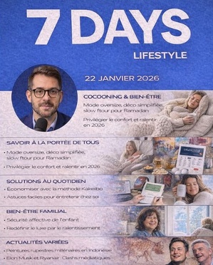 Podcast : l'essentiel de l'actualité Lifestyle de la semaine du 22-01-2026"