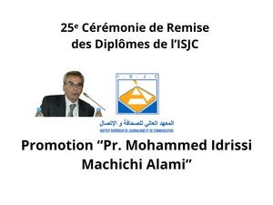 25ᵉ Cérémonie de Remise des Diplômes de l’ISJC 