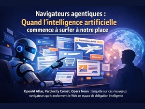 Navigateurs agentiques : quand l’intelligence artificielle commence à surfer à notre place
