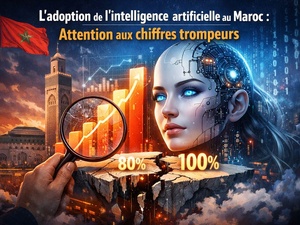 L’adoption de l’intelligence artificielle au Maroc : attention aux chiffres trompeurs L’adoption de l’intelligence artificielle au Maroc : attention aux chiffres trompeurs