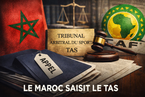 Le Maroc saisit le Tribunal arbitral du sport après le verdict de la CAF