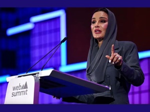 La cheikha Moza al-Nasser plaide pour une intelligence artificielle au service de l’humain à la Web Summit 2026 La cheikha Moza al-Nasser plaide pour une intelligence artificielle au service de l’humain à la Web Summit 2026
