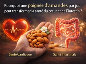 Pourquoi une poignée d’amandes par jour peut transformer la santé du cœur et de l’intestin ? Pourquoi une poignée d’amandes par jour peut transformer la santé du cœur et de l’intestin ?