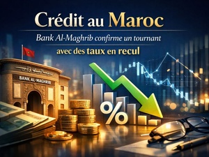Crédit au Maroc : Bank Al-Maghrib confirme un tournant avec des taux en recul Crédit au Maroc : Bank Al-Maghrib confirme un tournant avec des taux en recul