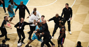 NBA : bagarre générale à Charlotte et succès du Thunder à Los Angeles