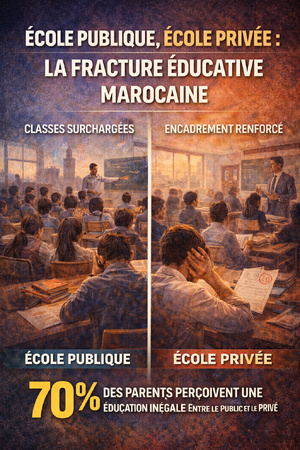 École publique, école privée : la fracture éducative marocaine École publique, école privée : la fracture éducative marocaine