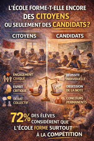 L’école forme-t-elle encore des citoyens ou seulement des candidats ? L’école forme-t-elle encore des citoyens ou seulement des candidats ?