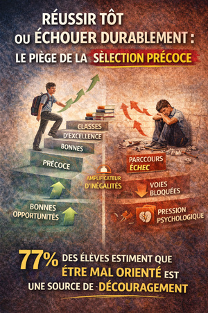 ​Réussir tôt ou échouer durablement : le piège de la sélection précoce