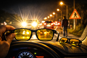 Lunettes jaunes et conduite de nuit : remède miracle ou illusion optique ? Lunettes jaunes et conduite de nuit : remède miracle ou illusion optique ?