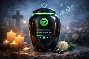 Spotify permet d'écouter sa playlist… dans l’au-delà Spotify permet d'écouter sa playlist… dans l’au-delà