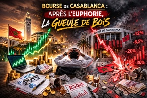 Bourse de Casablanca : après l’euphorie, la gueule de bois.. Bourse de Casablanca : après l’euphorie, la gueule de bois..