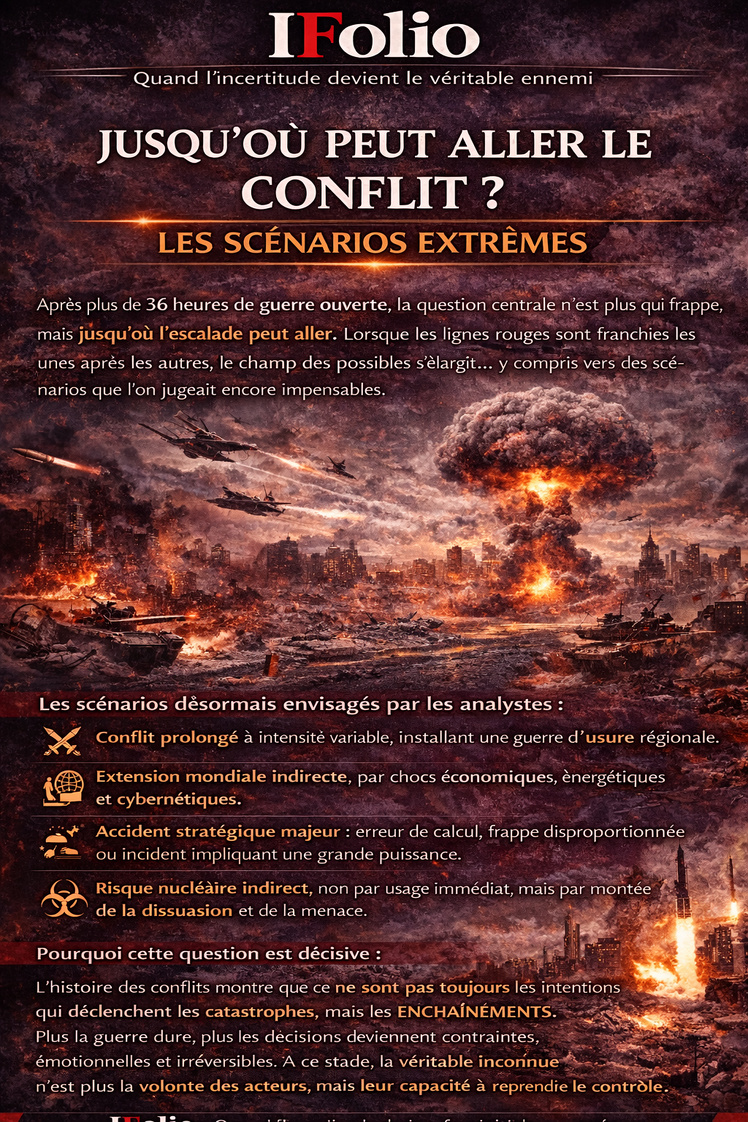 Jusqu’où peut aller le conflit ? Les scénarios extrêmes Jusqu’où peut aller le conflit ? Les scénarios extrêmes
