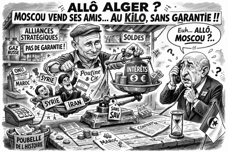 Allô Alger ? Moscou vend ses amis… au kilo, sans garantie !!