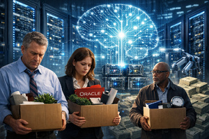 Licenciements dans la tech : l’IA pousse Oracle à sacrifier des emplois pour financer ses centres de données Licenciements dans la tech : l’IA pousse Oracle à sacrifier des emplois pour financer ses centres de données