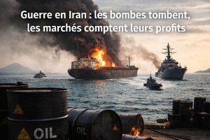 Guerre en Iran : les bombes tombent, les marchés comptent leurs profits.. Guerre en Iran : les bombes tombent, les marchés comptent leurs profits..