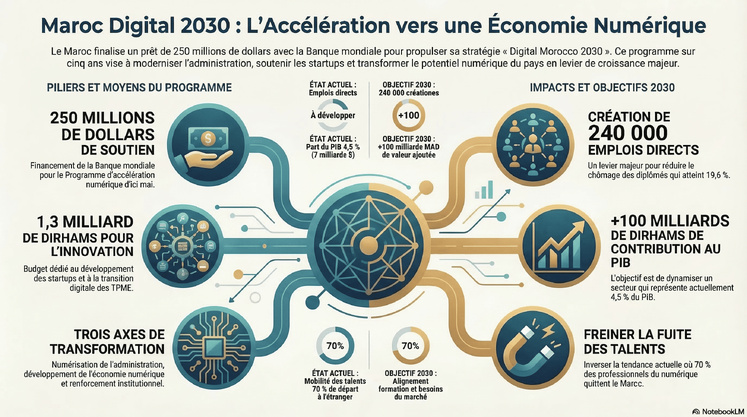 Digital Morocco 2030 : la Banque mondiale en soutien Digital Morocco 2030 : la Banque mondiale en soutien