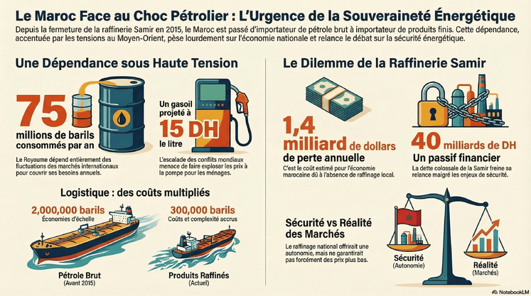  Le Maroc face à la guerre : le prix du carburant sous tension