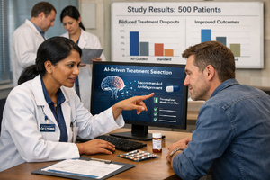 Nouvelle IA capable de prescrire un traitement antidépresseur sur mesure 		