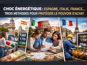 Choc énergétique : Espagne, Italie, France… trois méthodes pour protéger le pouvoir d’achat