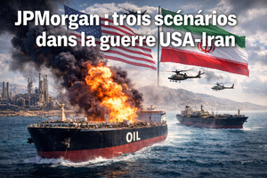 Ce que JPMorgan voit venir dans la guerre USA-Iran : trois scénarios, un seul vrai danger Ce que JPMorgan voit venir dans la guerre USA-Iran : trois scénarios, un seul vrai danger