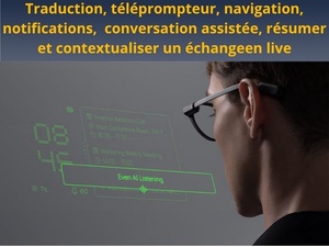 Lunettes connectées : après le smartphone et la montre, voici l’assistant qui vous souffle quoi répondre Lunettes connectées : après le smartphone et la montre, voici l’assistant qui vous souffle quoi répondre