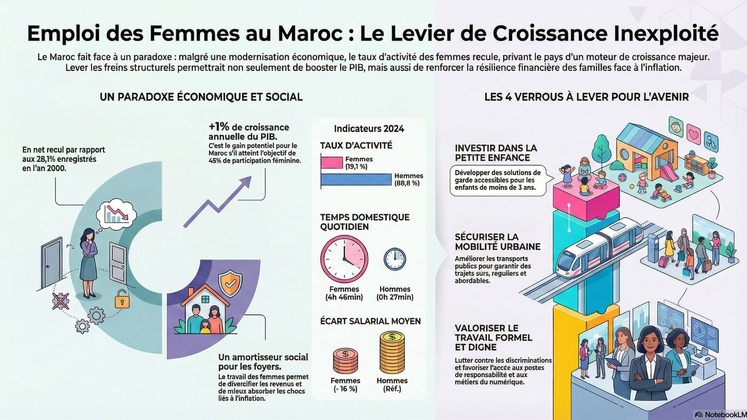 ​Emploi des femmes et pouvoir d’achat familial : le levier marocain encore sous-exploité