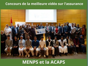 MENPS et la ACAPS : Deuxième édition du concours de la meilleure vidéo sur l’assurance 