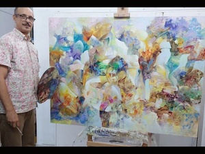 Résidence en Chine : Mohamed Mansouri El Idrissi tisse des ponts entre art arabe et chinois Résidence en Chine : Mohamed Mansouri El Idrissi tisse des ponts entre art arabe et chinois