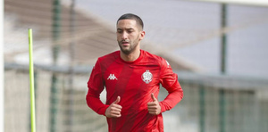 Wydad Casablanca : Hakim Ziyech poursuit sa rééducation aux Pays-Bas Wydad Casablanca : Hakim Ziyech poursuit sa rééducation aux Pays-Bas