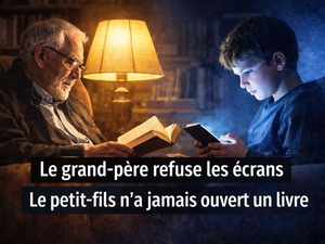 Chronique littéraire : Le blanc du grand-père et le bleu du petit-fils Chronique littéraire : Le blanc du grand-père et le bleu du petit-fils