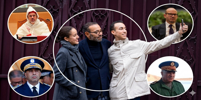 La colonne centrale et les piliers