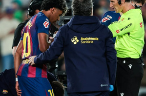Coup dur pour le Barça : Lamine Yamal sort sur blessure après son but Coup dur pour le Barça : Lamine Yamal sort sur blessure après son but