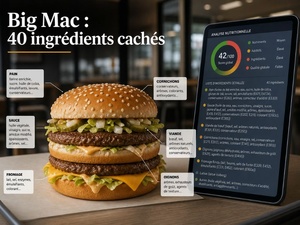 Big Mac : derrière les 7 ingrédients affichés, les 40 ingrédients cachés Big Mac : derrière les 7 ingrédients affichés, les 40 ingrédients cachés