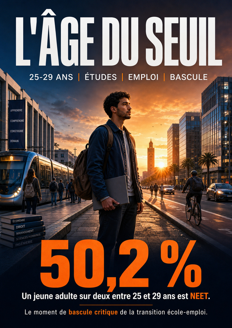50,2 %  des adultes entre 25 et 29 ans sont des NEET.