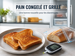 Bonne nouvelle pour les diabétiques : le pain congelé puis grillé pourrait mieux préserver la glycémie