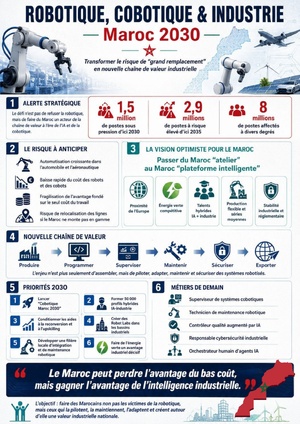 AI, Smart Agriculture, Cloud & Cobotique : Le Maroc 2030 -2035 face au Grand Remplacement !