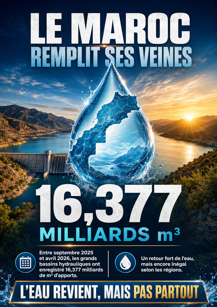 16,377 milliards m³ — L’eau revient, mais pas partout 16,377 milliards m³ — L’eau revient, mais pas partout