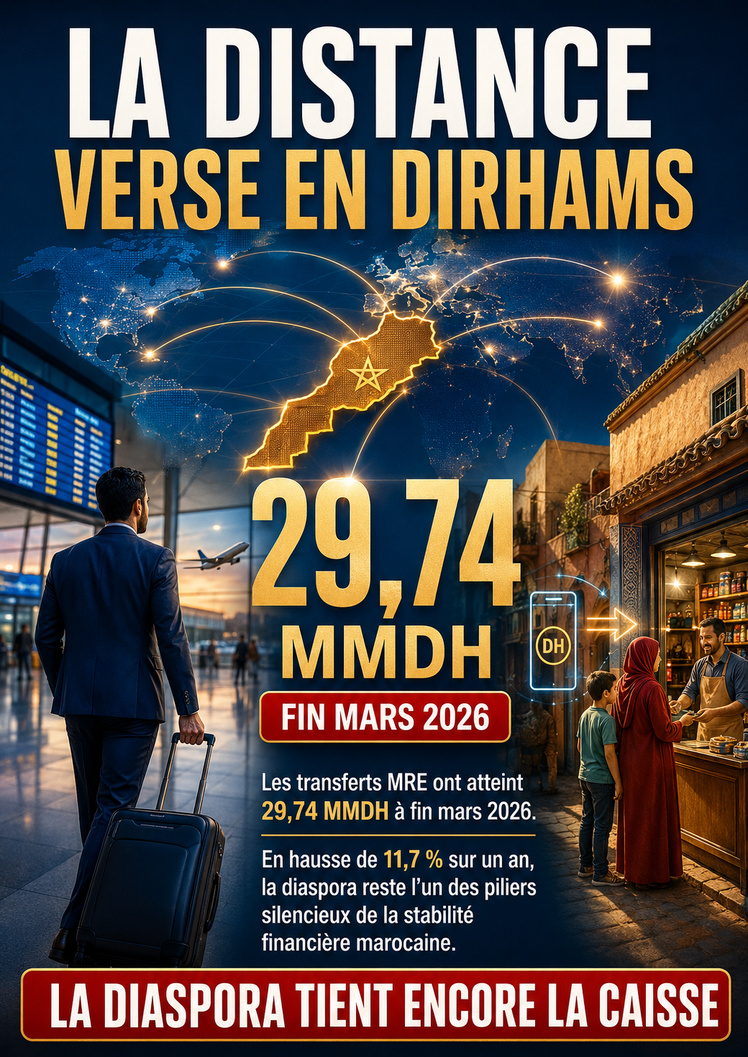 29,74 MMDH — La diaspora tient encore la caisse