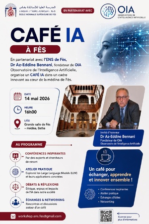 Café IA à Fès : l’intelligence artificielle s’invite au cœur de la médina Café IA à Fès : l’intelligence artificielle s’invite au cœur de la médina