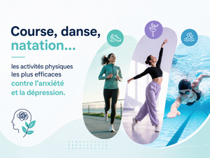 Course, danse, natation… les activités physiques les plus efficaces contre l’anxiété et la dépression. Course, danse, natation… les activités physiques les plus efficaces contre l’anxiété et la dépression.