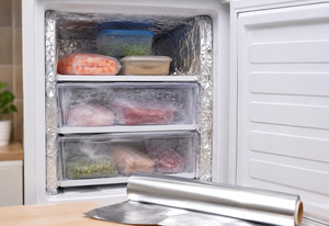 Le papier aluminium dans le congélateur : l’astuce de réparateur qui met fin au givre Le papier aluminium dans le congélateur : l’astuce de réparateur qui met fin au givre