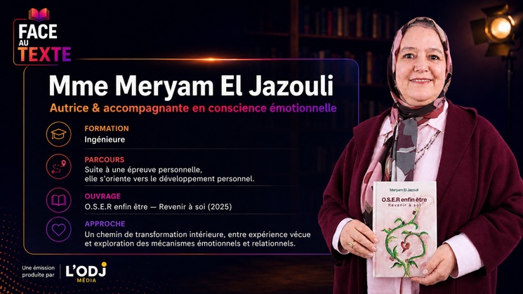 Face au texte – Le regard de Rida Lamrini reçoit Meryam El Jazouli autour du courage d’oser être soi