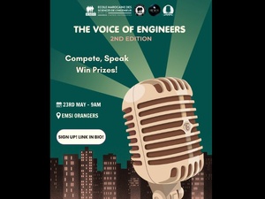 L’EMSI organise la deuxième édition de « Voice of Engineers » pour célébrer l’art de la prise de parole en public