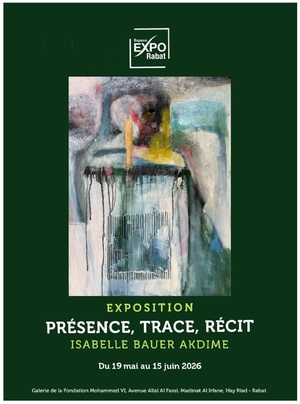 Isabelle Bauer Akdime expose « Présence, trace, récit » à la Galerie de la Fondation Mohammed VI à Rabat Isabelle Bauer Akdime expose « Présence, trace, récit » à la Galerie de la Fondation Mohammed VI à Rabat