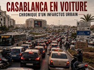 CASABLANCA EN VOITURE : CHRONIQUE D’UN INFARCTUS URBAIN