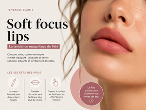 “Soft focus lips” : la technique floutée qui transforme le maquillage des lèvres cet été