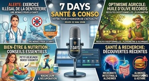 Podcast : l'essentiel de l'actualité Santé & Conso de la semaine du 22-05-2026" Podcast : l'essentiel de l'actualité Santé & Conso de la semaine du 22-05-2026"