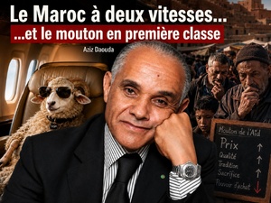 Le Maroc à deux vitesses… et le mouton en première classe...