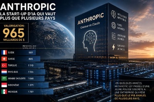 ​Anthropic : quand une start-up d’IA vaut plus que le PIB de plusieurs pays